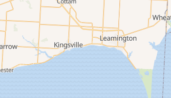 Leamington - szczegółowa mapa Google