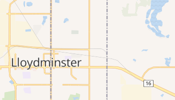 Lloydminster - szczegółowa mapa Google