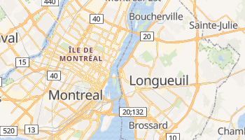 Longueuil - szczegółowa mapa Google