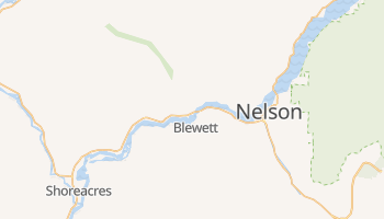 Nelson - szczegółowa mapa Google