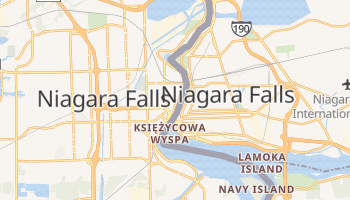 Niagara Falls - szczegółowa mapa Google