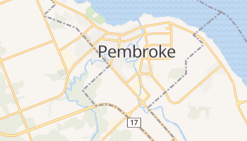Pembroke - szczegółowa mapa Google
