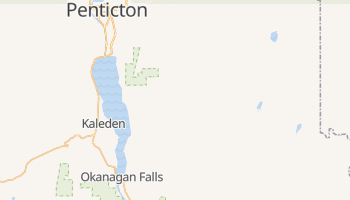 Penticton - szczegółowa mapa Google