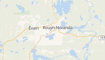 Rouyn-Noranda - szczegółowa mapa Google
