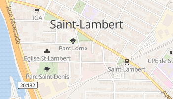 Saint-Lambert - szczegółowa mapa Google