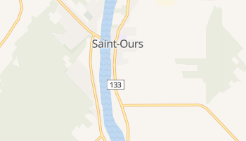 Saint-Ours - szczegółowa mapa Google