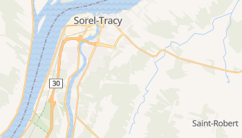 Sorel - szczegółowa mapa Google