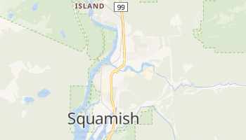 Squamish - szczegółowa mapa Google