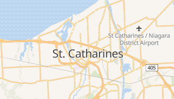 St. Catharines - szczegółowa mapa Google