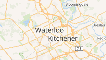 Waterloo - szczegółowa mapa Google
