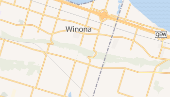 Winona - szczegółowa mapa Google