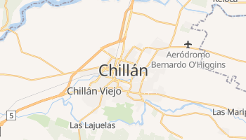 Chillán - szczegółowa mapa Google