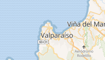 Valparaíso - szczegółowa mapa Google
