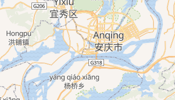 Anqing - szczegółowa mapa Google