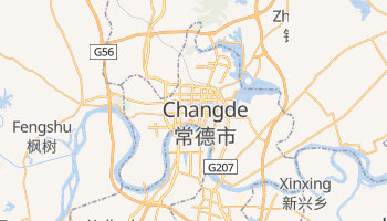 Changde - szczegółowa mapa Google