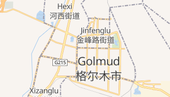 Golmud - szczegółowa mapa Google