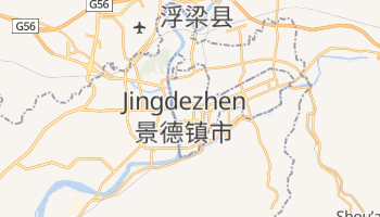 Jingdezhen - szczegółowa mapa Google