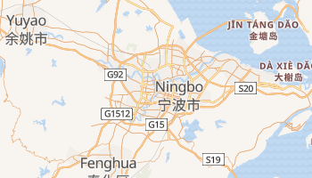 Ningbo - szczegółowa mapa Google