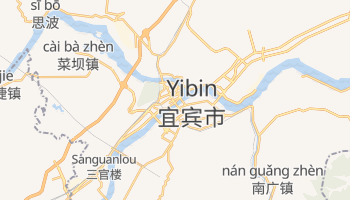 Yibin - szczegółowa mapa Google