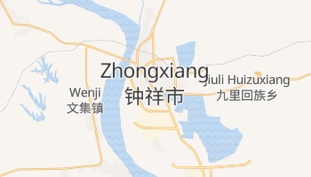 Zhongxiang - szczegółowa mapa Google