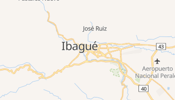 Ibagué - szczegółowa mapa Google
