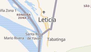 Letycja - szczegółowa mapa Google
