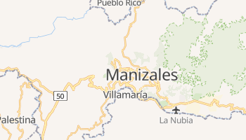 Manizales - szczegółowa mapa Google