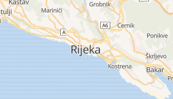 Rijeka - szczegółowa mapa Google