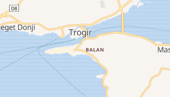 Trogir - szczegółowa mapa Google