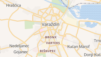 Varaždin - szczegółowa mapa Google
