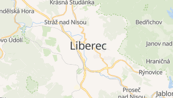 Liberec - szczegółowa mapa Google