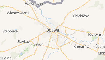 Opawa - szczegółowa mapa Google