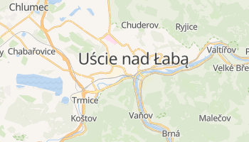 Ústí nad Labem - szczegółowa mapa Google