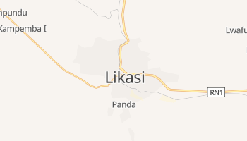 Likasi - szczegółowa mapa Google