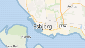 Esbjerg - szczegółowa mapa Google