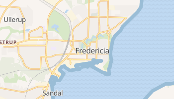 Fredericia - szczegółowa mapa Google