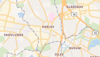 Herlev - szczegółowa mapa Google