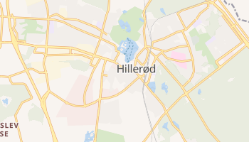 Gmina Hillerød - szczegółowa mapa Google