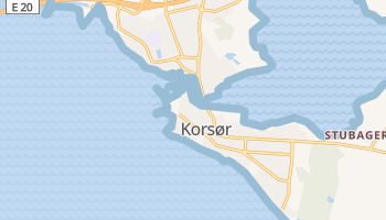 Korsør - szczegółowa mapa Google