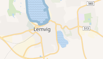 Lemvig - szczegółowa mapa Google