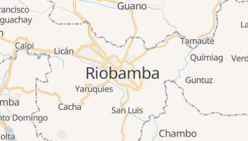 Riobamba - szczegółowa mapa Google