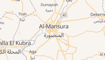 Mansura - szczegółowa mapa Google