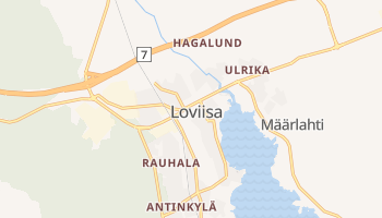 Loviisa - szczegółowa mapa Google