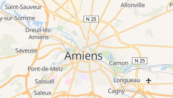 Amiens - szczegółowa mapa Google