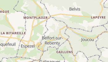 Belfort - szczegółowa mapa Google
