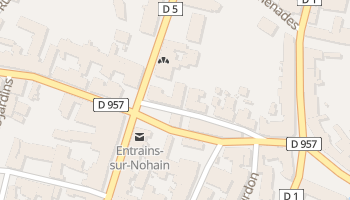 Entrains-sur-Nohain - szczegółowa mapa Google