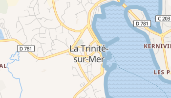 Trinité-sur-Mer - szczegółowa mapa Google