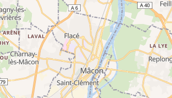 Macon - szczegółowa mapa Google