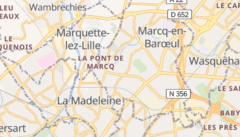 Marcq-en-Barœul - szczegółowa mapa Google
