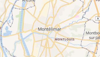 Montélimar - szczegółowa mapa Google